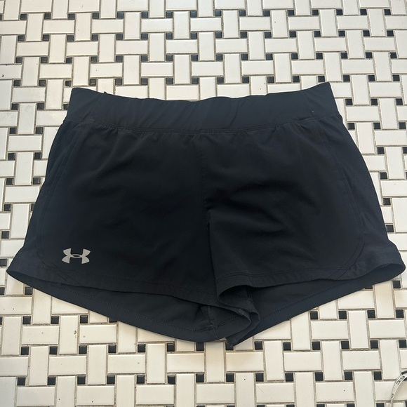Under Armour Women's Athletic Black Shorts - Picture 1 of 4